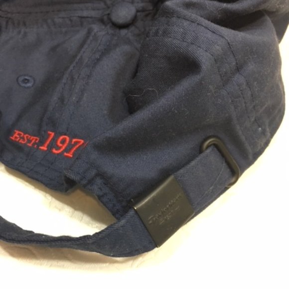 Taylor Made Golf Cap Hat Strap Back Adjustable Blue Red Embroidered - Picture 6 of 11